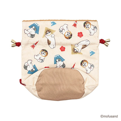 mofusand Drawstring Bag Chirimen (Local)