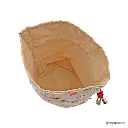 mofusand Drawstring Bag Chirimen (Local)