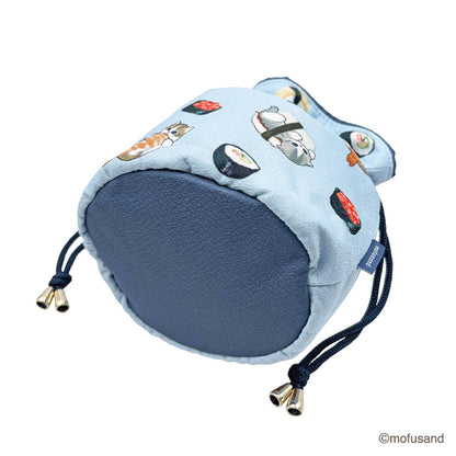 mofusand Drawstring Bag Chirimen (Sushi)