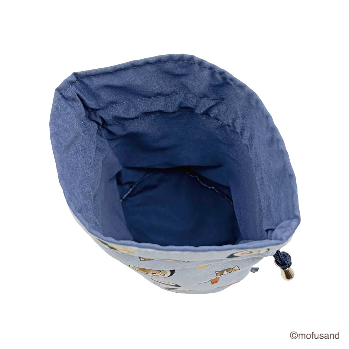 mofusand Drawstring Bag Chirimen (Sushi)