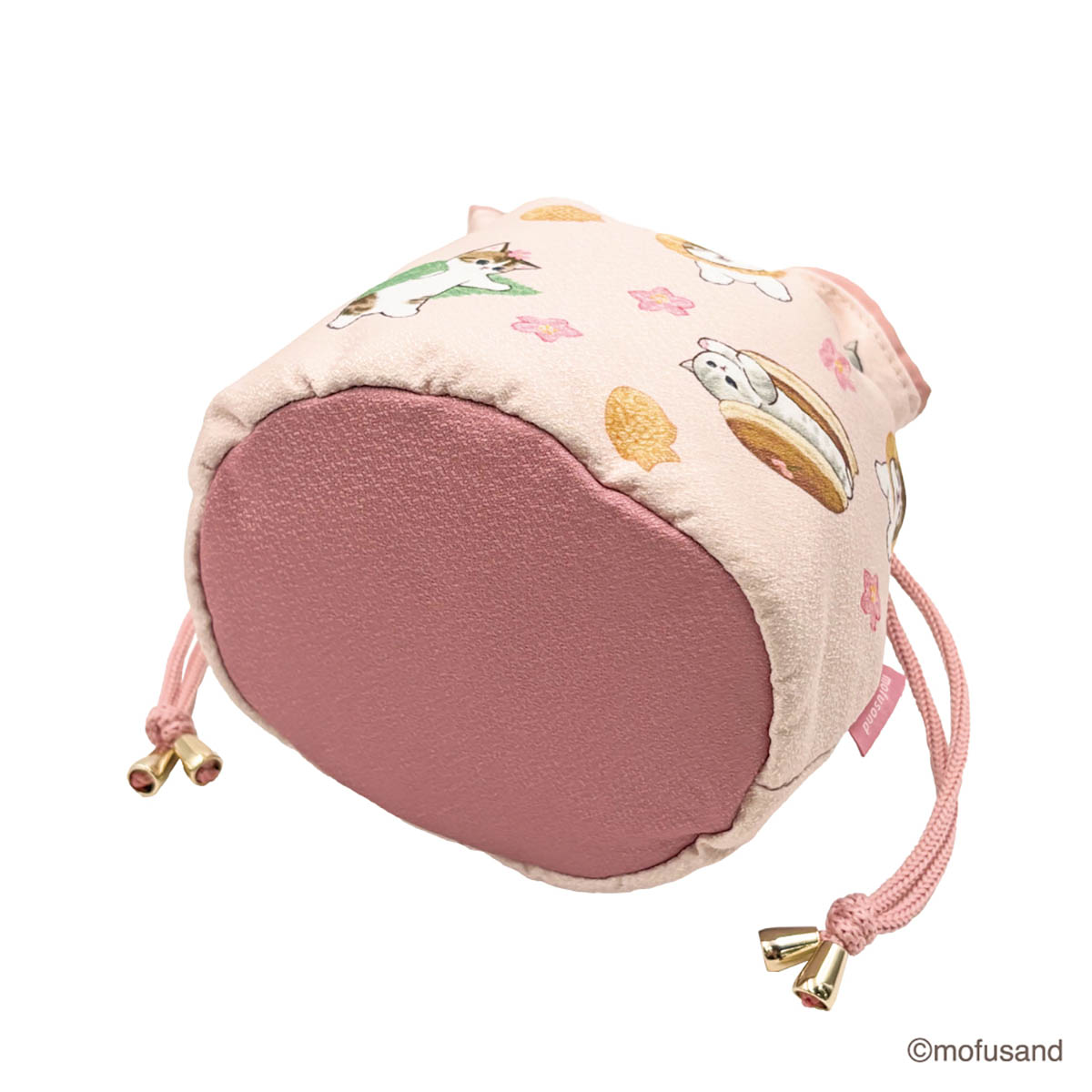 mofusand Drawstring Bag Chirimen (Wagashi)