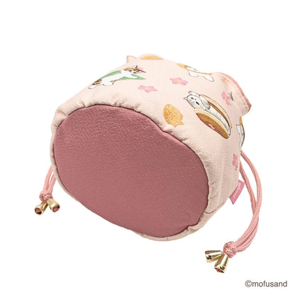 mofusand Drawstring Bag Chirimen (Wagashi)