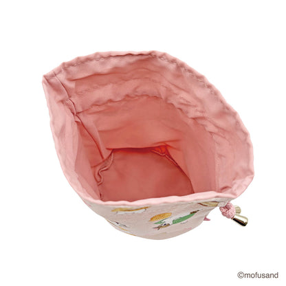 mofusand Drawstring Bag Chirimen (Wagashi)