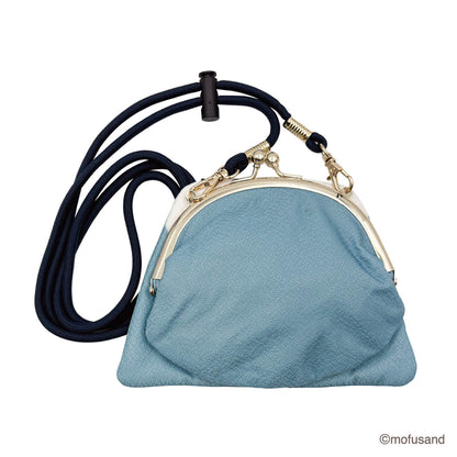 mofusand Face Clasp Purse Chirimen (Mt. Fuji Meow)