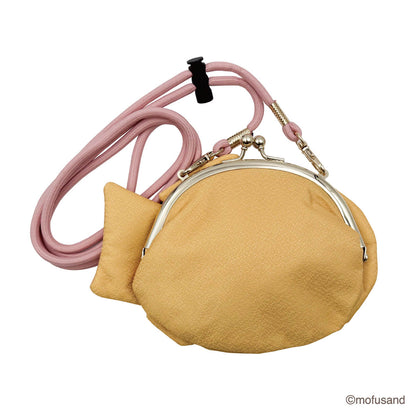 mofusand Face Clasp Purse Chirimen (Taiyaki Meow)