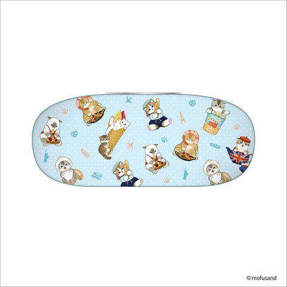 mofusand mofumofu journey Glasses Case (Blue)