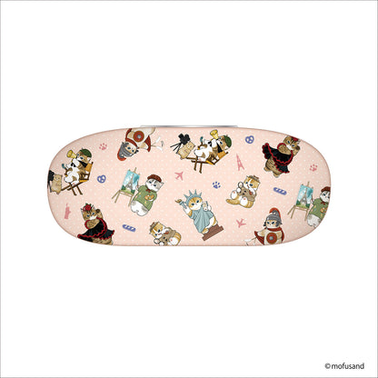 mofusand mofumofu journey Glasses Case (Pink)