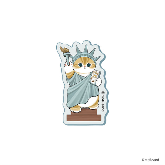 mofusand mofumofu journey Acrylic Clip (Statue of Liberty)