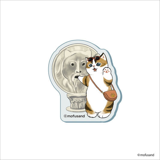 mofusand mofumofu journey Acrylic Clip (Mouth of Truth)