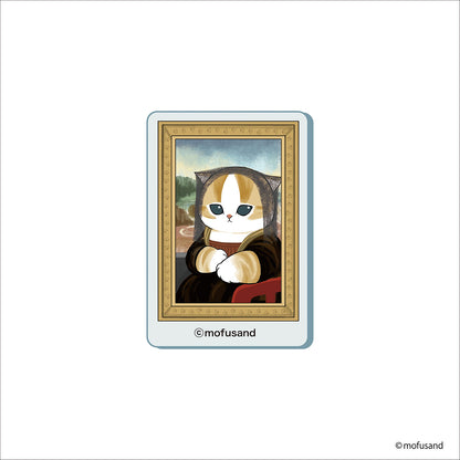 mofusand mofumofu journey Acrylic Clip (Mona Lisa)