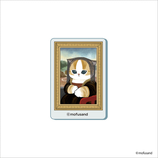 mofusand mofumofu journey Acrylic Clip (Mona Lisa)