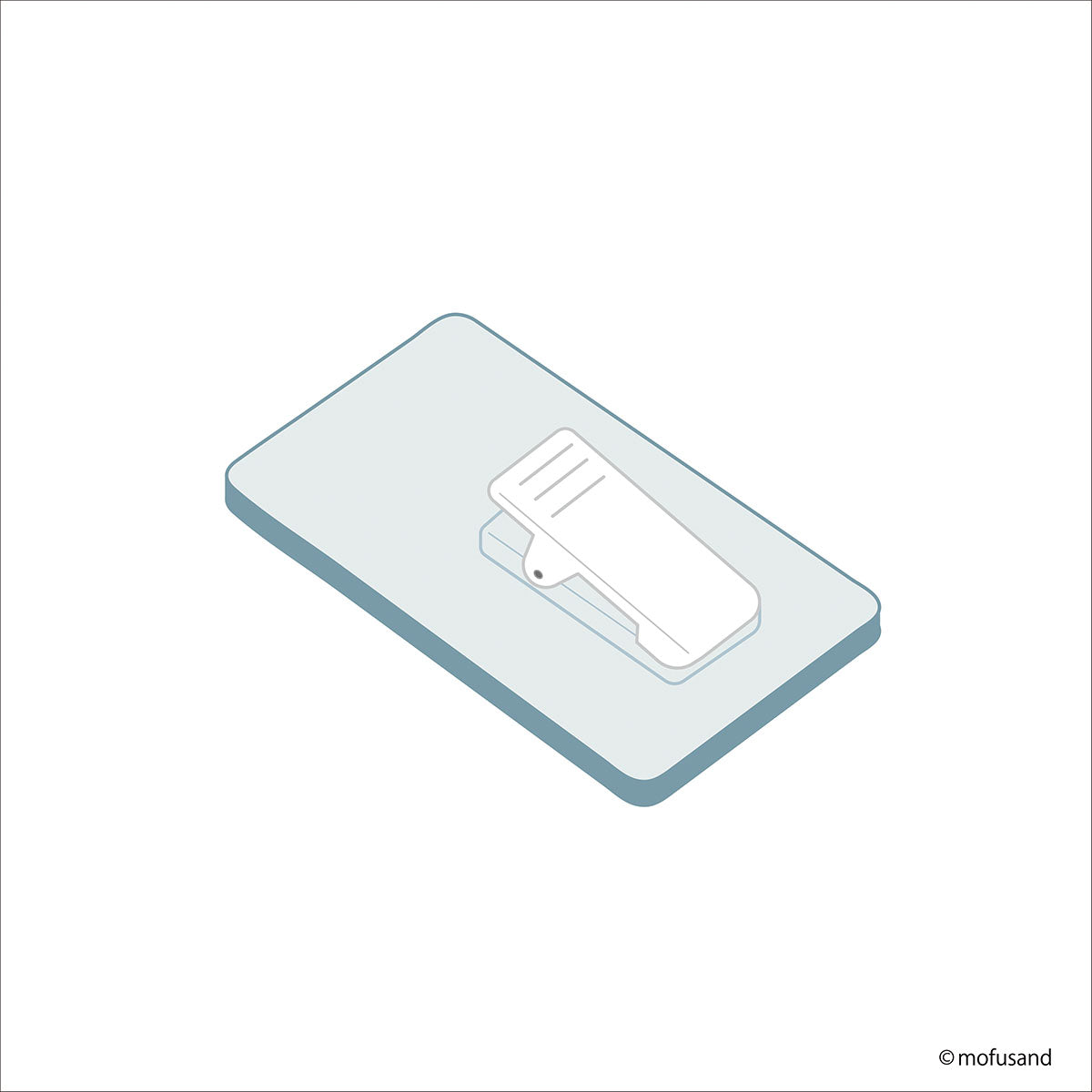 mofusand mofumofu journey Acrylic Clip (Mona Lisa)