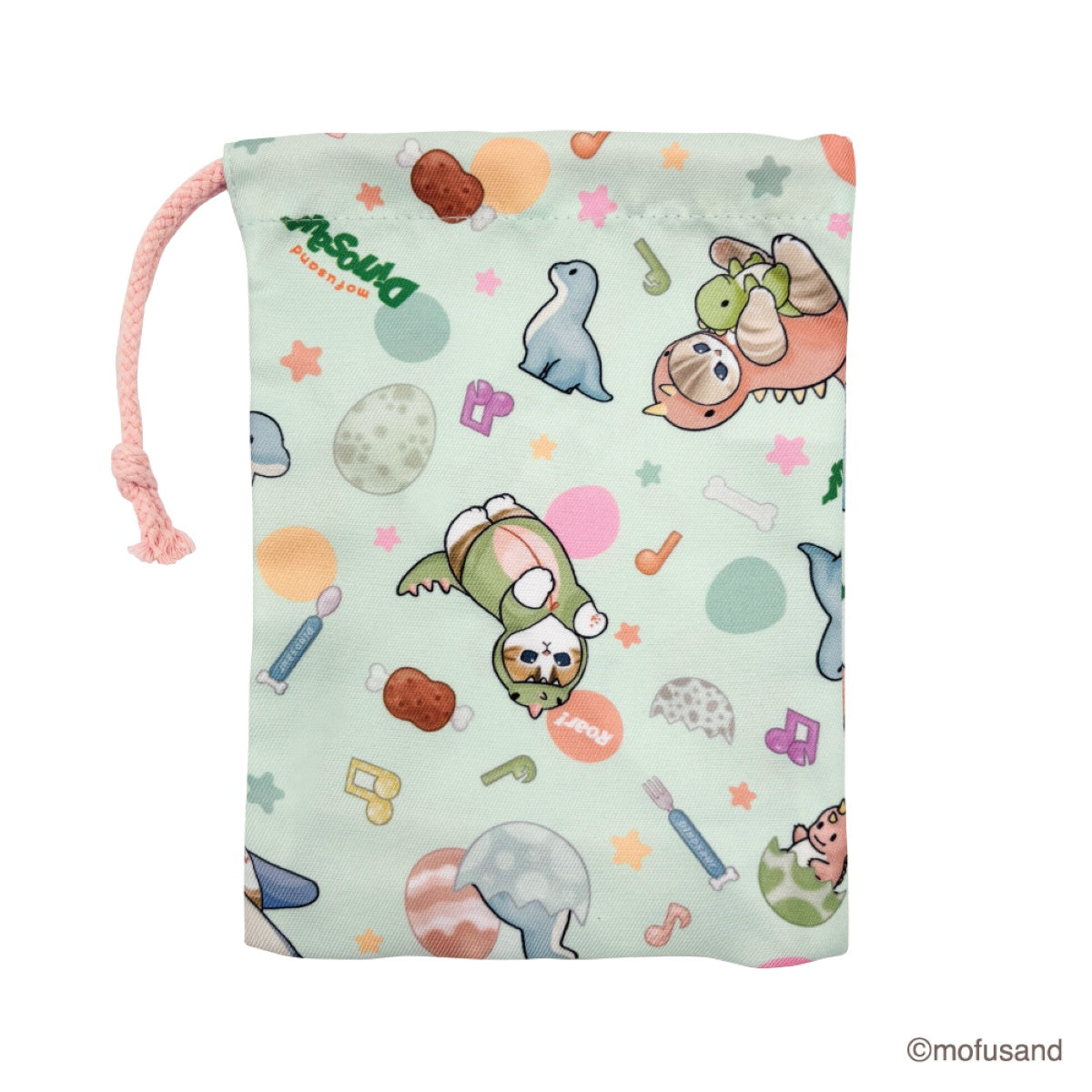 mofusand 杯子束口袋（怪兽猫）