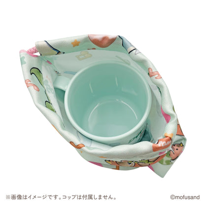 mofusand 杯子束口袋（怪兽猫）