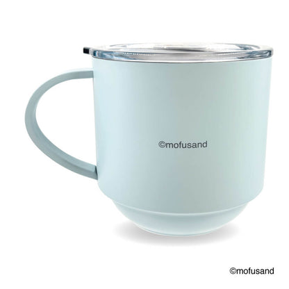 mofusand Stacking Stainless Mug with Lid (Shark Meow)