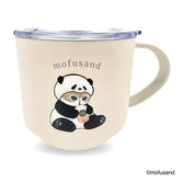 mofusand Stacking Stainless Mug with Lid (Panda Meow)