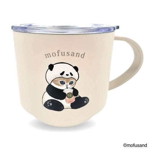 mofusand スタッキング蓋つきステンレスマグ(パンダにゃん)