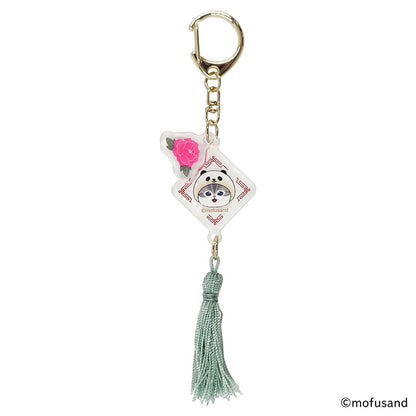 mofusand 壓克力鑰匙圈 熊貓貓(藍色)