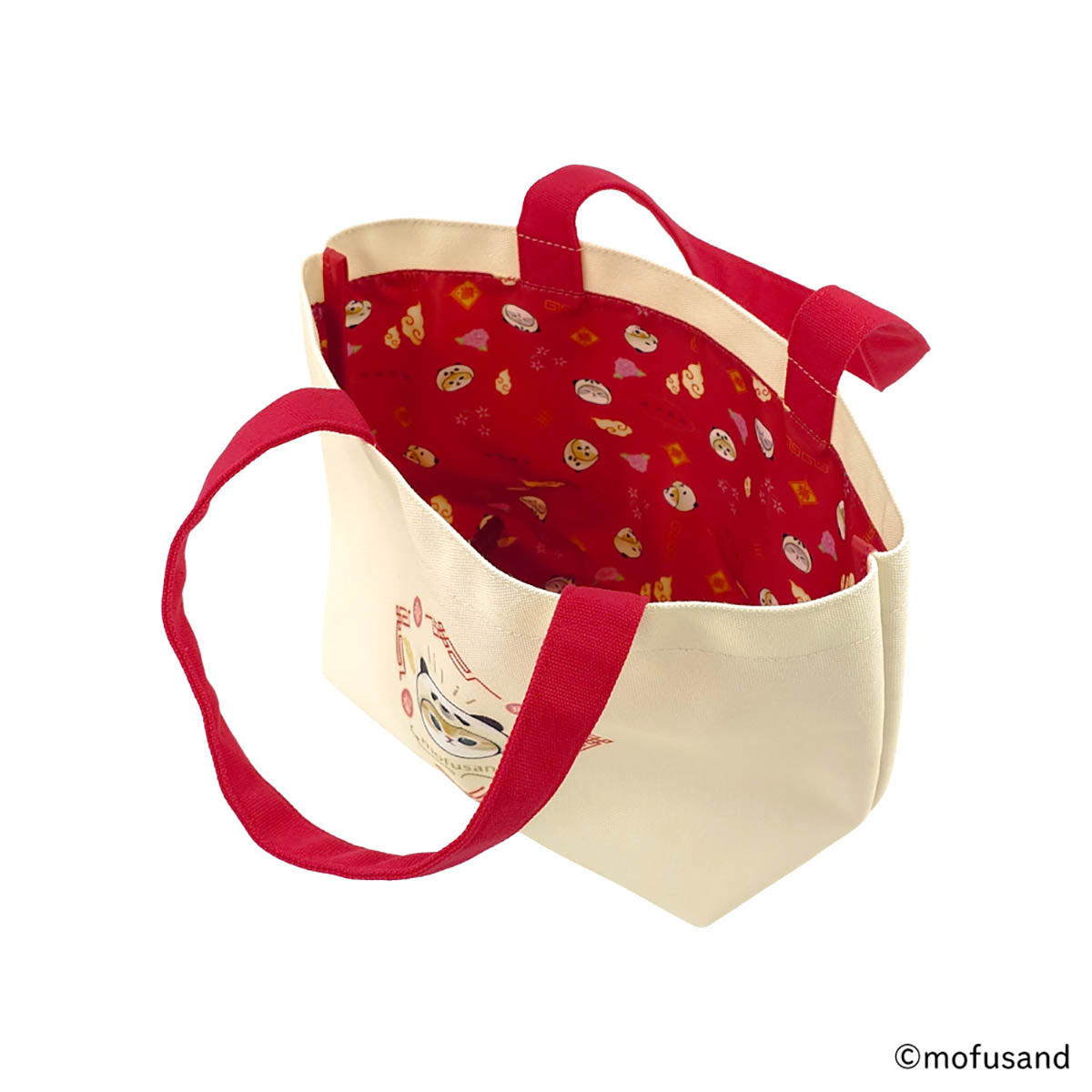 mofusand 托特包 熊貓貓(紅色)