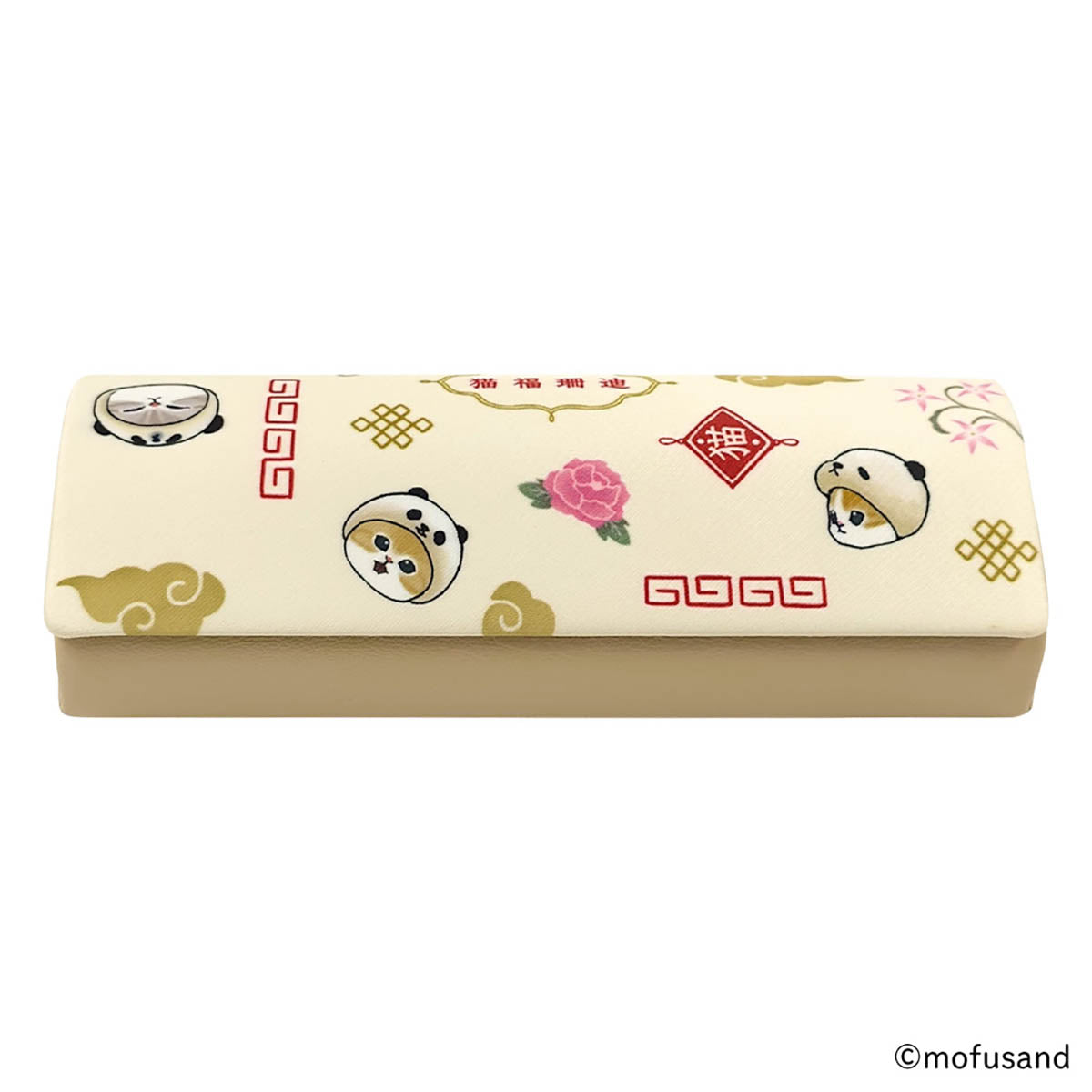 mofusand 안경 케이스 판다냥(아이보리)