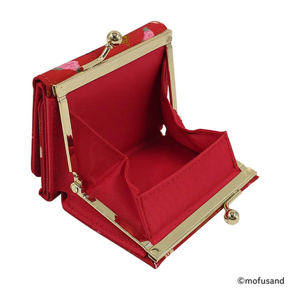 mofusand Mini Wallet - Panda Meow (Red)