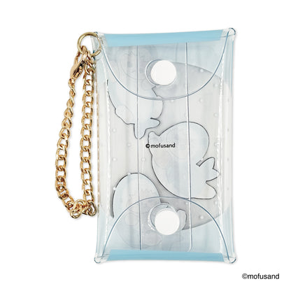 mofusand Clear Multi Case S with Chain (Shark Meow)