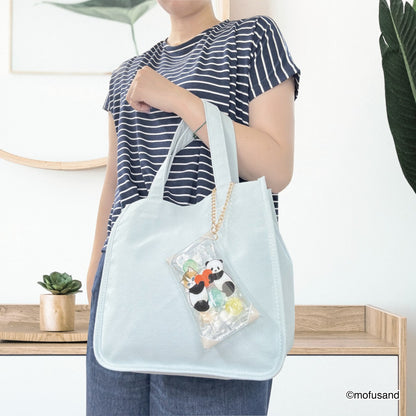 mofusand Clear Multi Case S with Chain (Bee Meow)