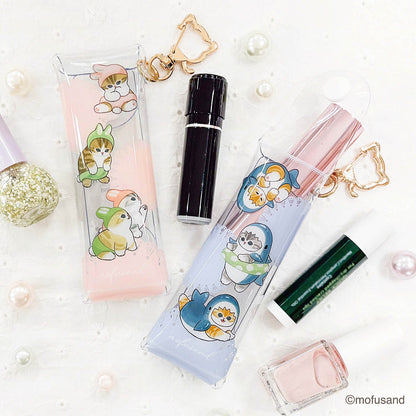 mofusand 透明唇膏盒（兔仔貓）