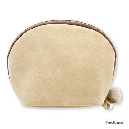 mofusand 라운드 파우치 보타니컬 (베이지 · 다람쥐냥)