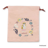 mofusand 束口袋 Botanical（粉色·兔猫）