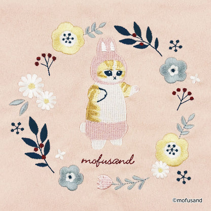 mofusand 托特包 Botanical（粉色·兔猫）