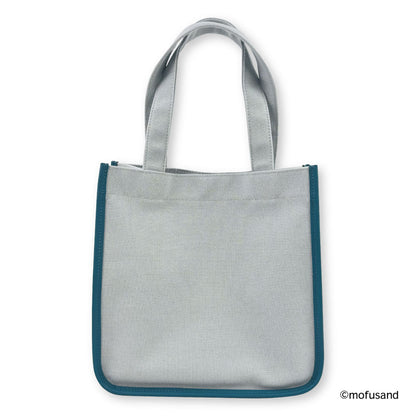 mofusand 토트백 보타니컬 (블루 · 롱헤어냥)