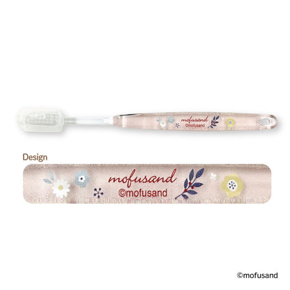 mofusand 牙刷套装 Botanical（粉色·兔猫）