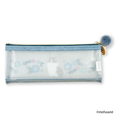 mofusand 牙刷套装 Botanical（蓝色·长毛猫）