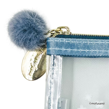 mofusand 牙刷套装 Botanical（蓝色·长毛猫）