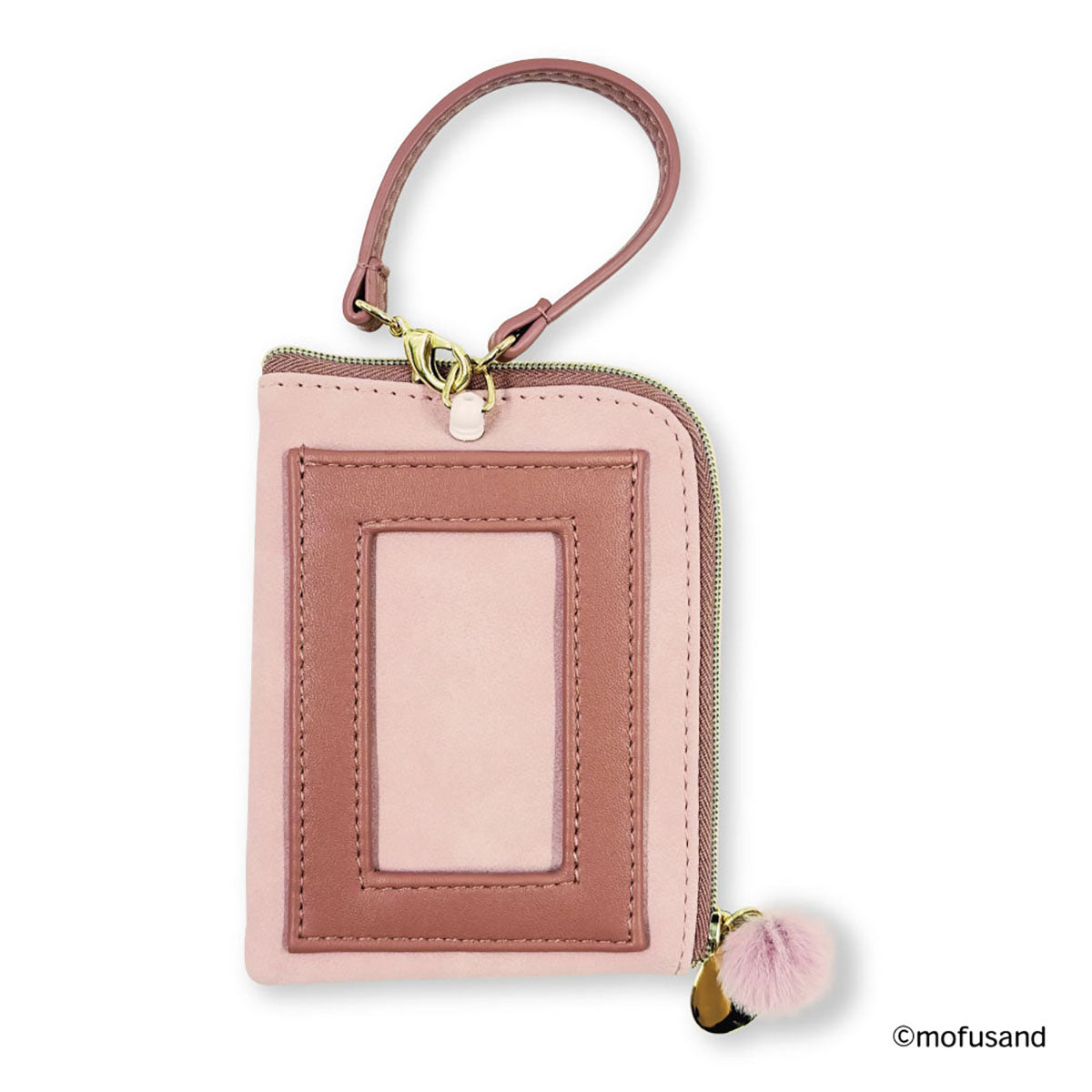 mofusand 데일리 파우치 보타니컬 (핑크 · 토끼냥)