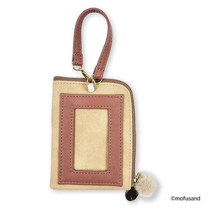 mofusand 데일리 파우치 보타니컬 (베이지 · 다람쥐냥)