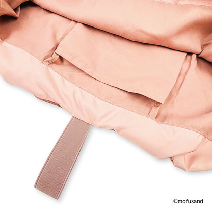 mofusand Embroidered Eco Bag Botanical (Pink · Bunny Meow)