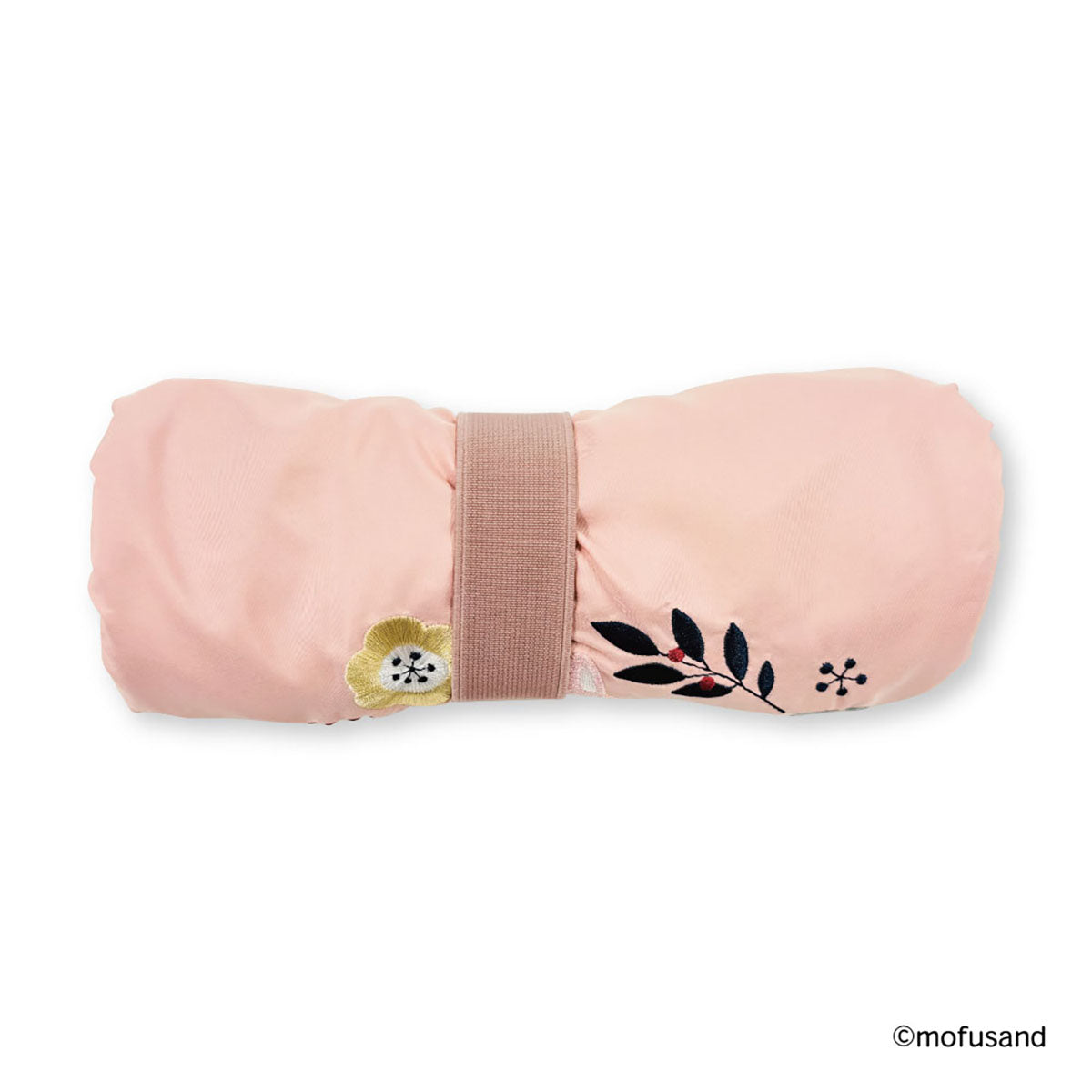 mofusand 刺繍エコバッグ ボタニカル(ピンク・うさにゃん) | mofusand