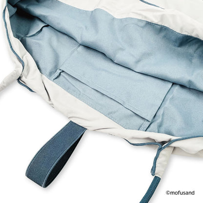 mofusand 자수 에코백 보타니컬 (블루 · 롱헤어냥)