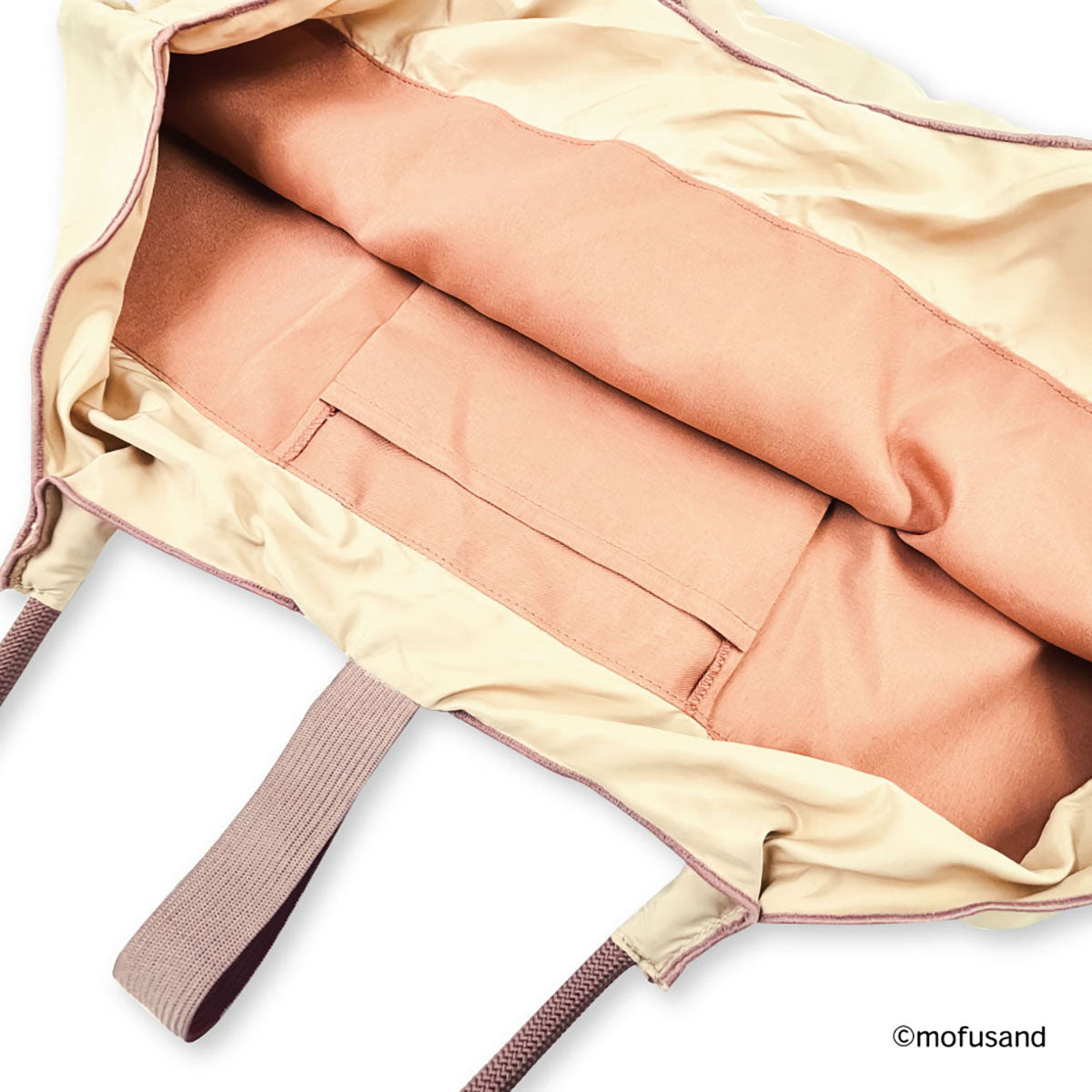 mofusand 자수 에코백 보타니컬 (베이지 · 다람쥐냥)