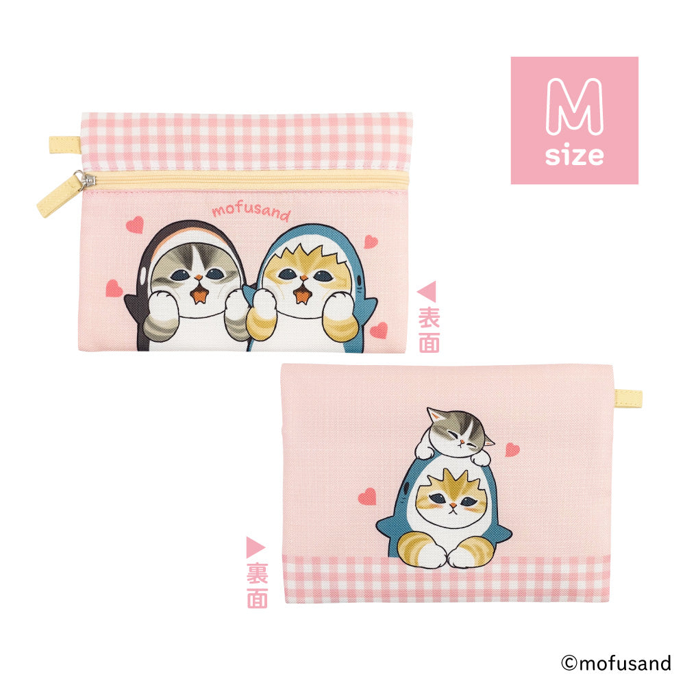 mofusand 3連ポーチ サメにゃんたちの仲良しDays | mofusandもふもふ