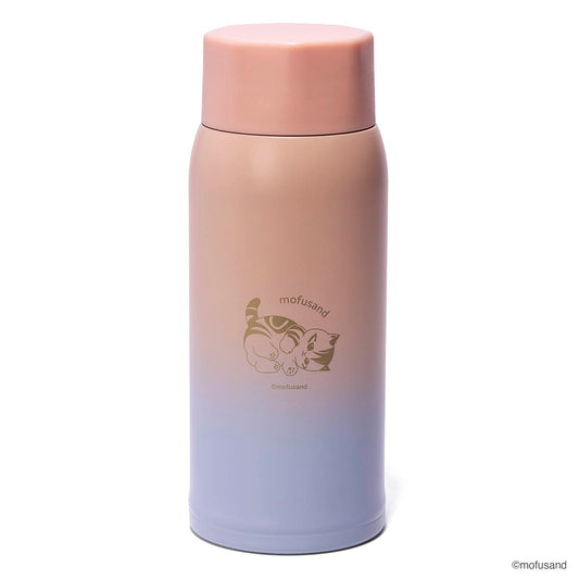 mofusand 軽量ステンレススクリューボトル medium(ピンク)