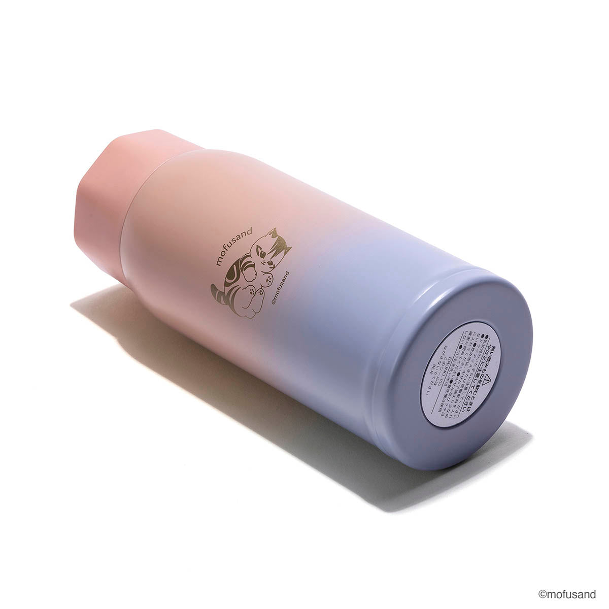 mofusand Lightweight Stainless Screw Bottle MEDIUM (Pink)