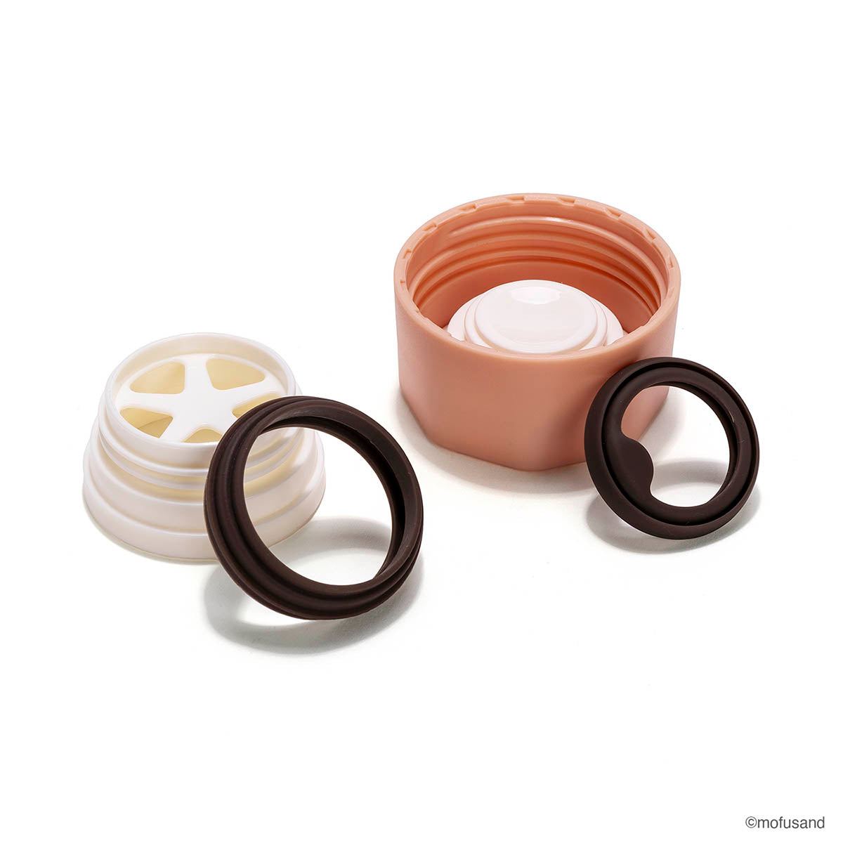 mofusand Lightweight Stainless Screw Bottle MEDIUM (Pink)