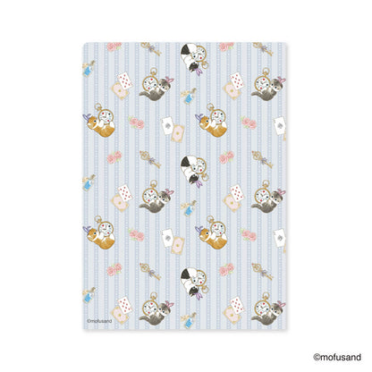 mofusand A4 資料夾 茶會(紫色)