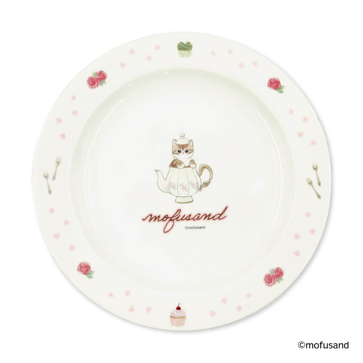 mofusand 플레이트 티파티 (핑크)