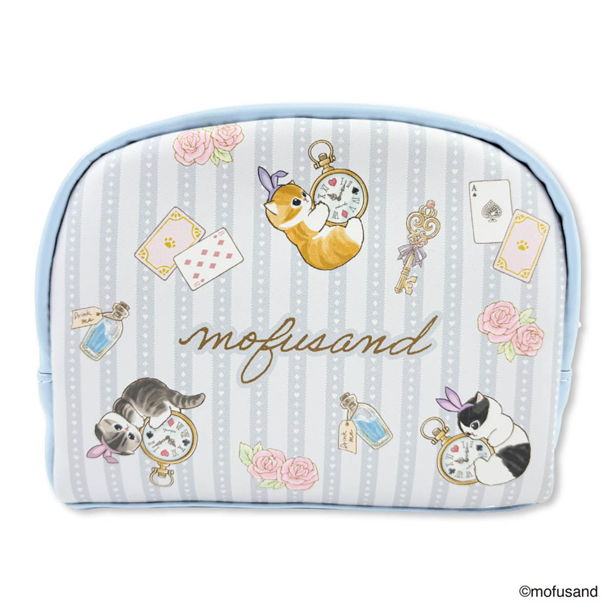mofusand Round Pouch Tea Party