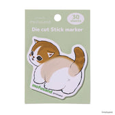 mofusand 다이컷 점착 메모지 (엉덩이 오른쪽)