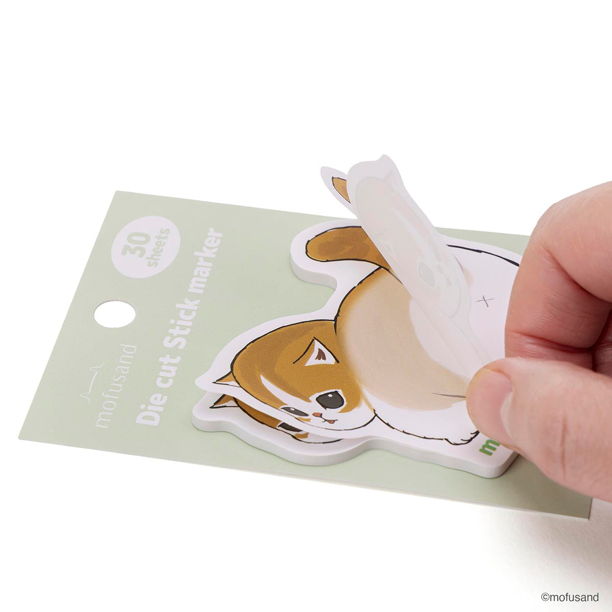 mofusand 다이컷 점착 메모지 (엉덩이 오른쪽)
